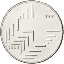 SWITZERLAND, 20 Francs, 1991, Bern, KM #70, MS(65-70), Silver, 32.8, 19.97