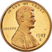 Coin, United States, Lincoln Cent, Cent, 1987, U.S. Mint, San Francisco, Proof