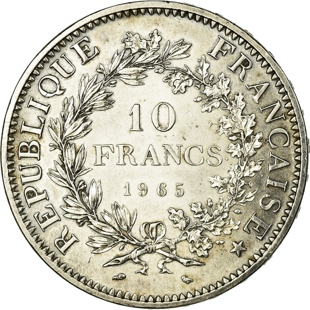 Moneta, Francia, Hercule, 10 Francs, 1965, Paris, SPL-, Argento, KM:932