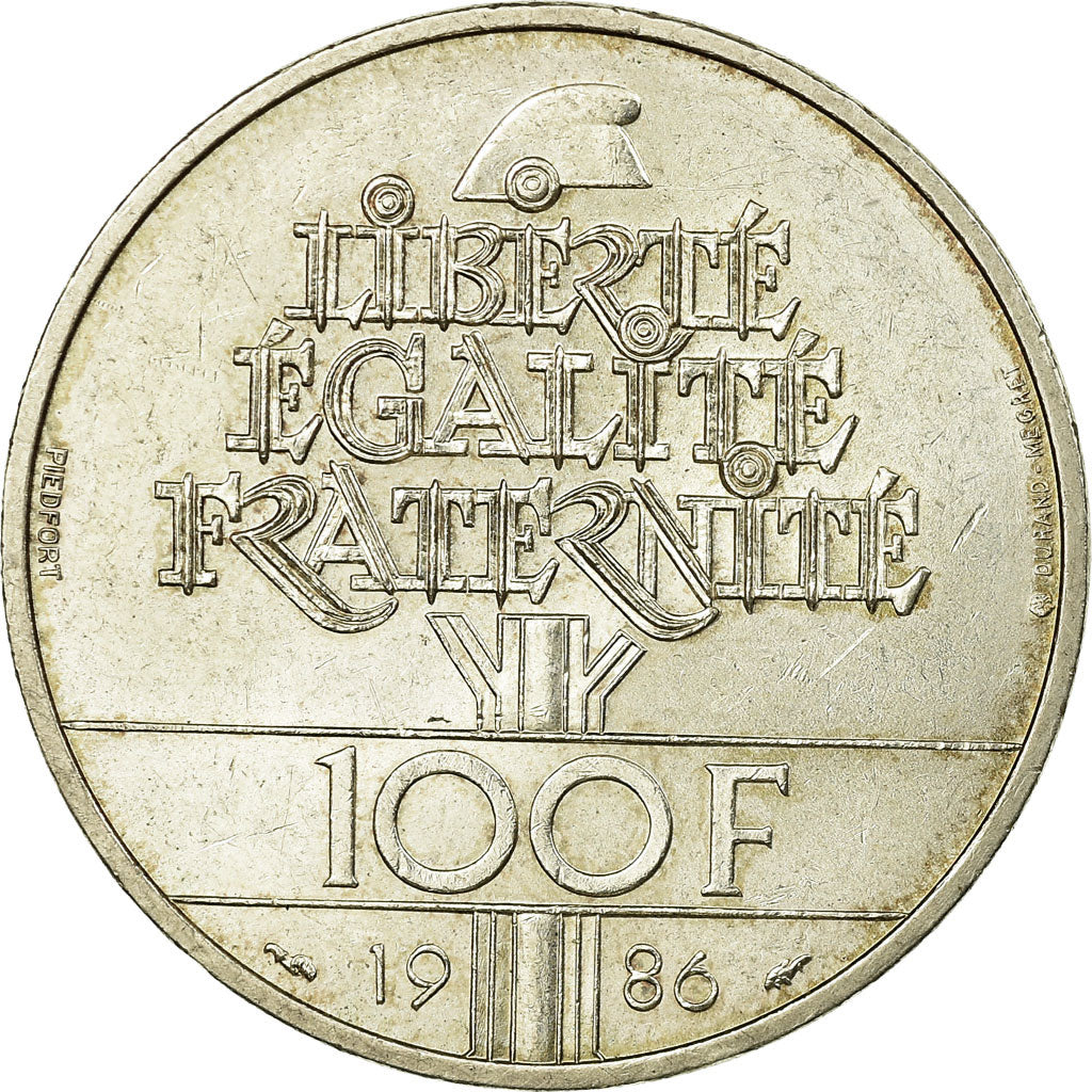 Monnaie, France, 100 Francs, 1986, Piéfort, TTB, Argent, Gadoury:235.P1
