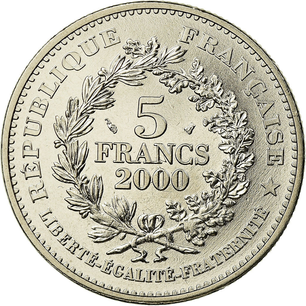 Coin, France, 5 Francs, 2000, Paris, Louis XIII, MS(65-70), Cupro-nickel
