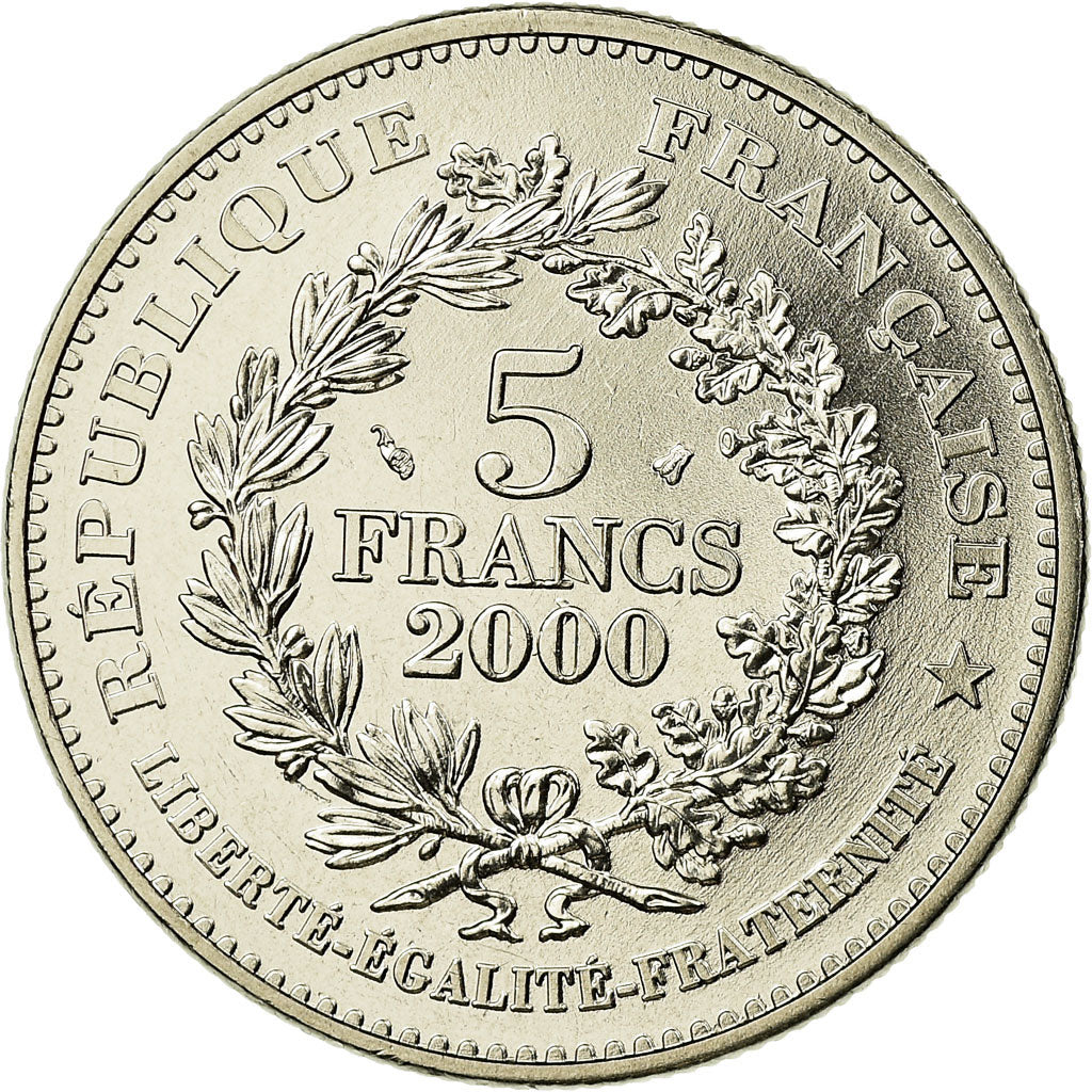 Monnaie, France, Franc d'Henri III, 5 Francs, 2000, Paris, FDC, Copper-Nickel