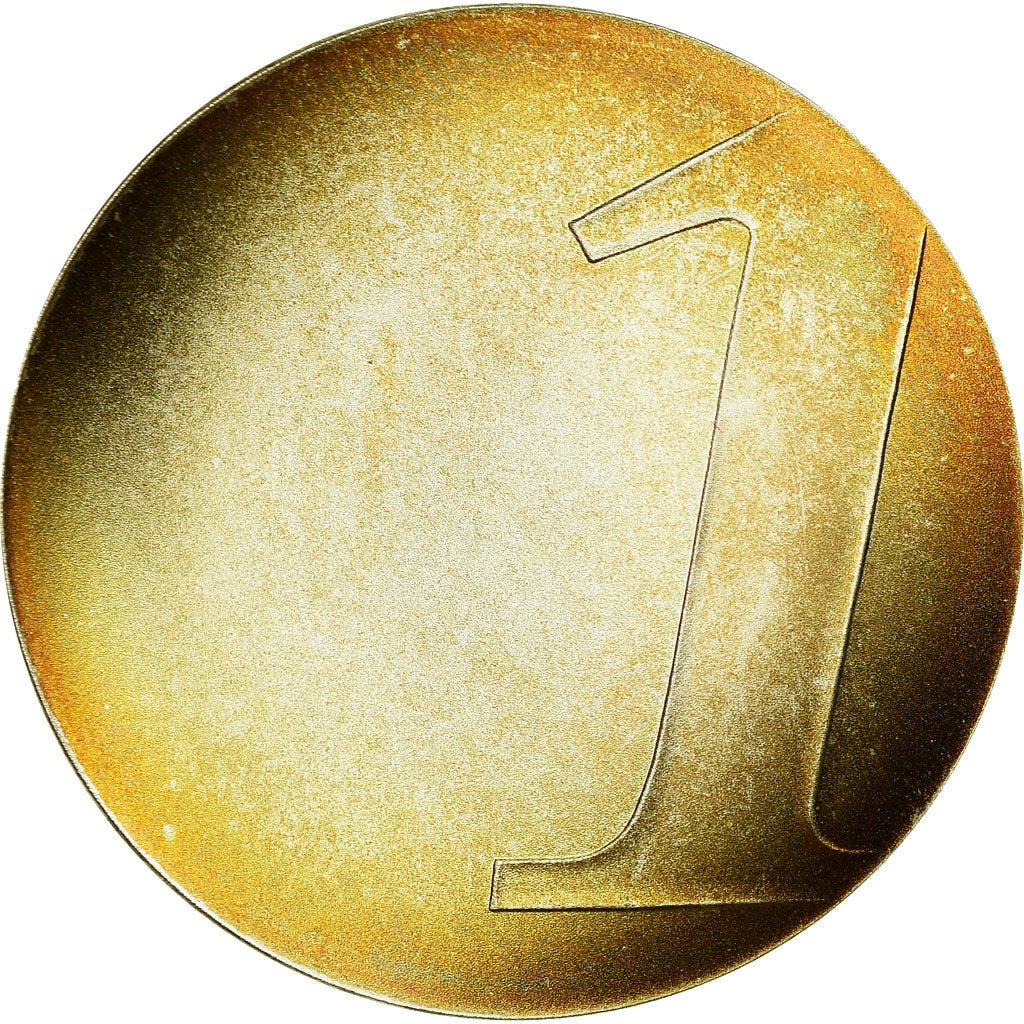Coin, France, Un Ultime Franc Starck, Franc, 2001, Paris, MS(65-70), Silver
