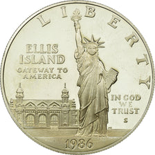 Coin, United States, Dollar, 1986, U.S. Mint, San Francisco, Proof, MS(63)