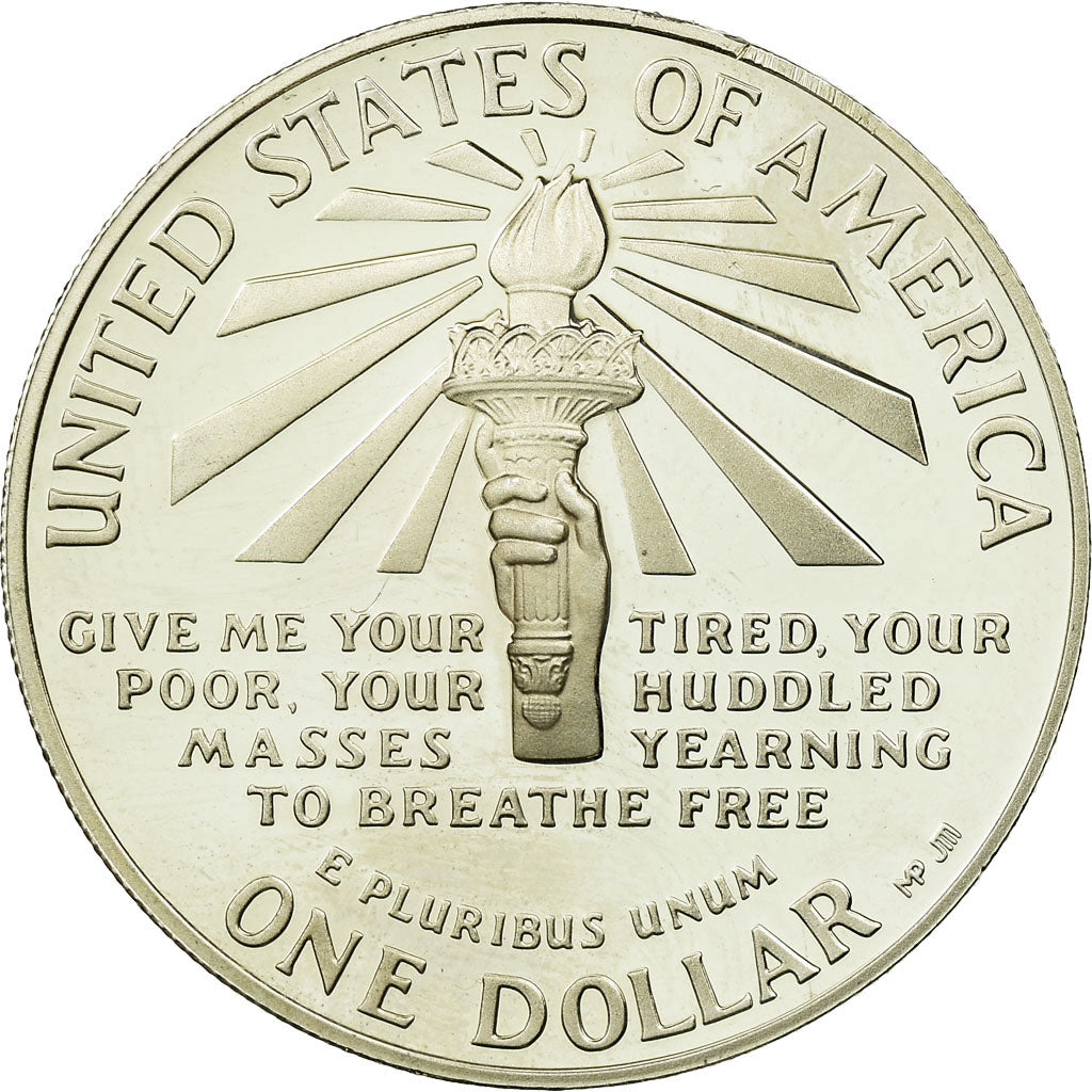 Coin, United States, Dollar, 1986, U.S. Mint, San Francisco, Proof, MS(63)