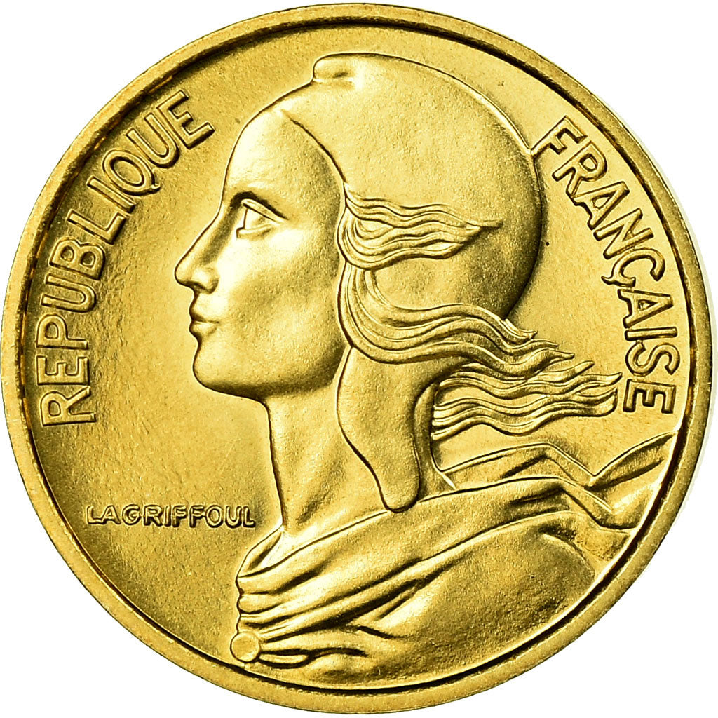 Coin, France, Marianne, 5 Centimes, 1971, Paris, MS(65-70), Aluminum-Bronze