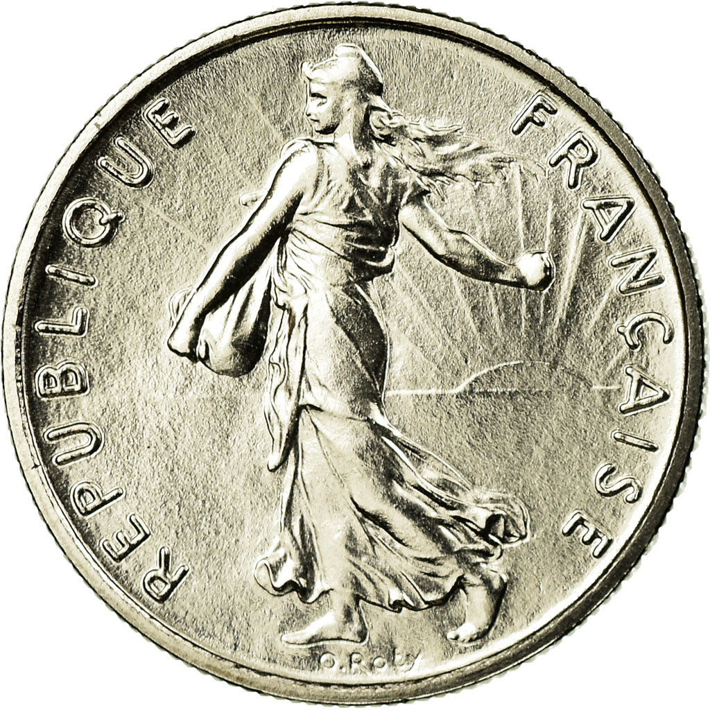 Monnaie, France, Semeuse, 1/2 Franc, 1971, Paris, FDC, Nickel, Gadoury:429