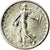 Moneta, Francja, Semeuse, 1/2 Franc, 1971, Paris, MS(65-70), Nikiel, KM:931.1