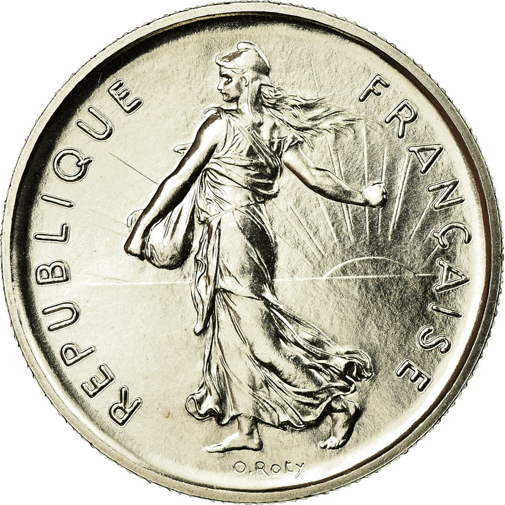 Coin, France, Semeuse, 5 Francs, 1971, Paris, MS(65-70), Nickel Clad