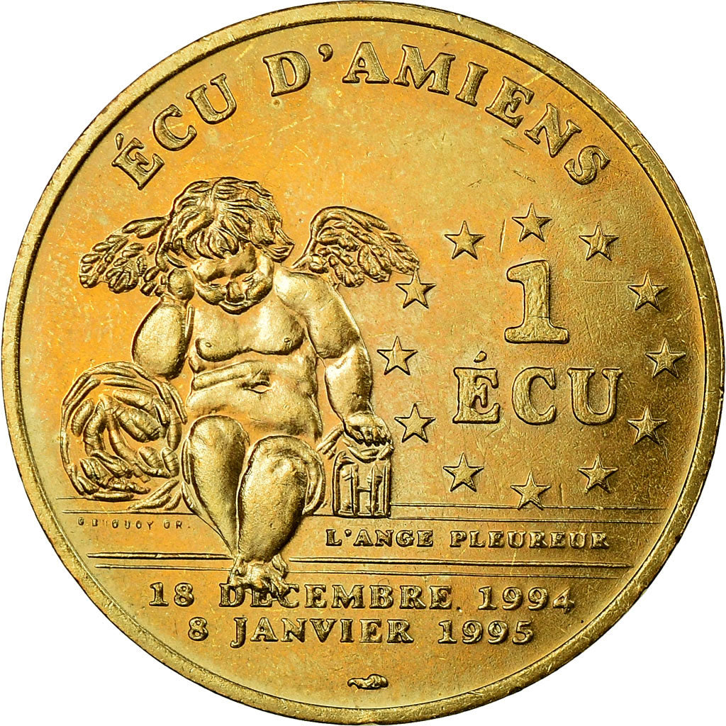 France, Jeton, 1 Ecu d'Amiens, 1994-1995, SPL, Cupro-nickel Aluminium