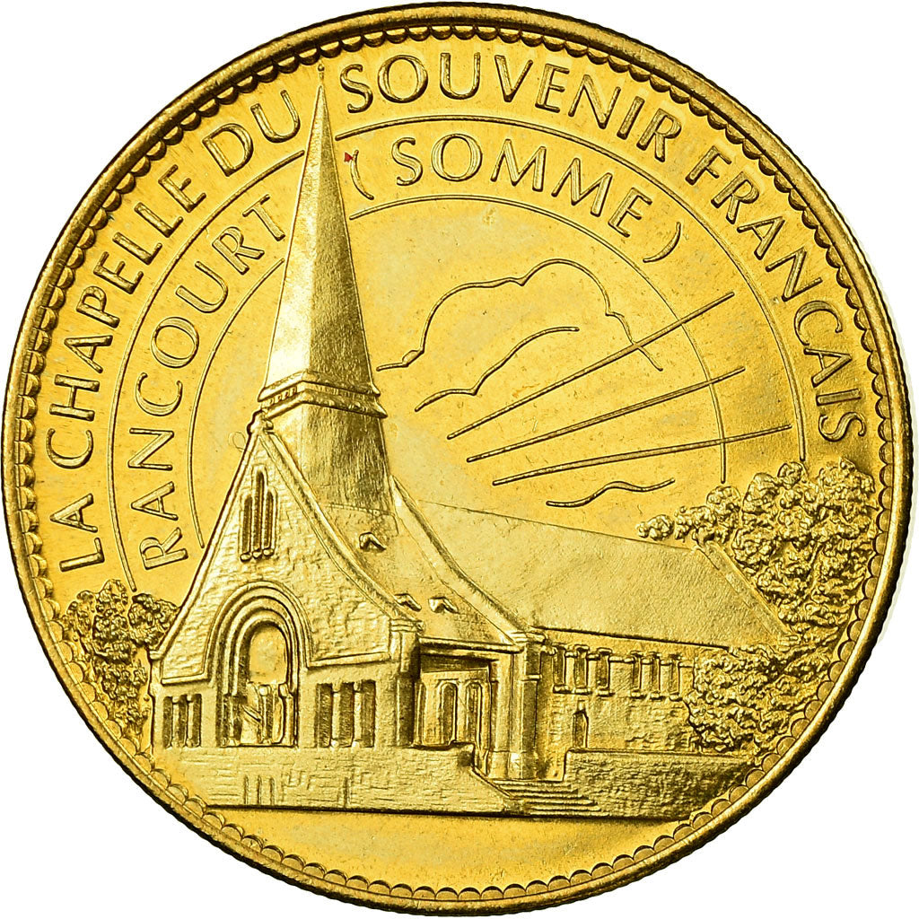 Francia, Token, Jetón turístico, Chapelle du Souvenir, Rancourt, Arts &