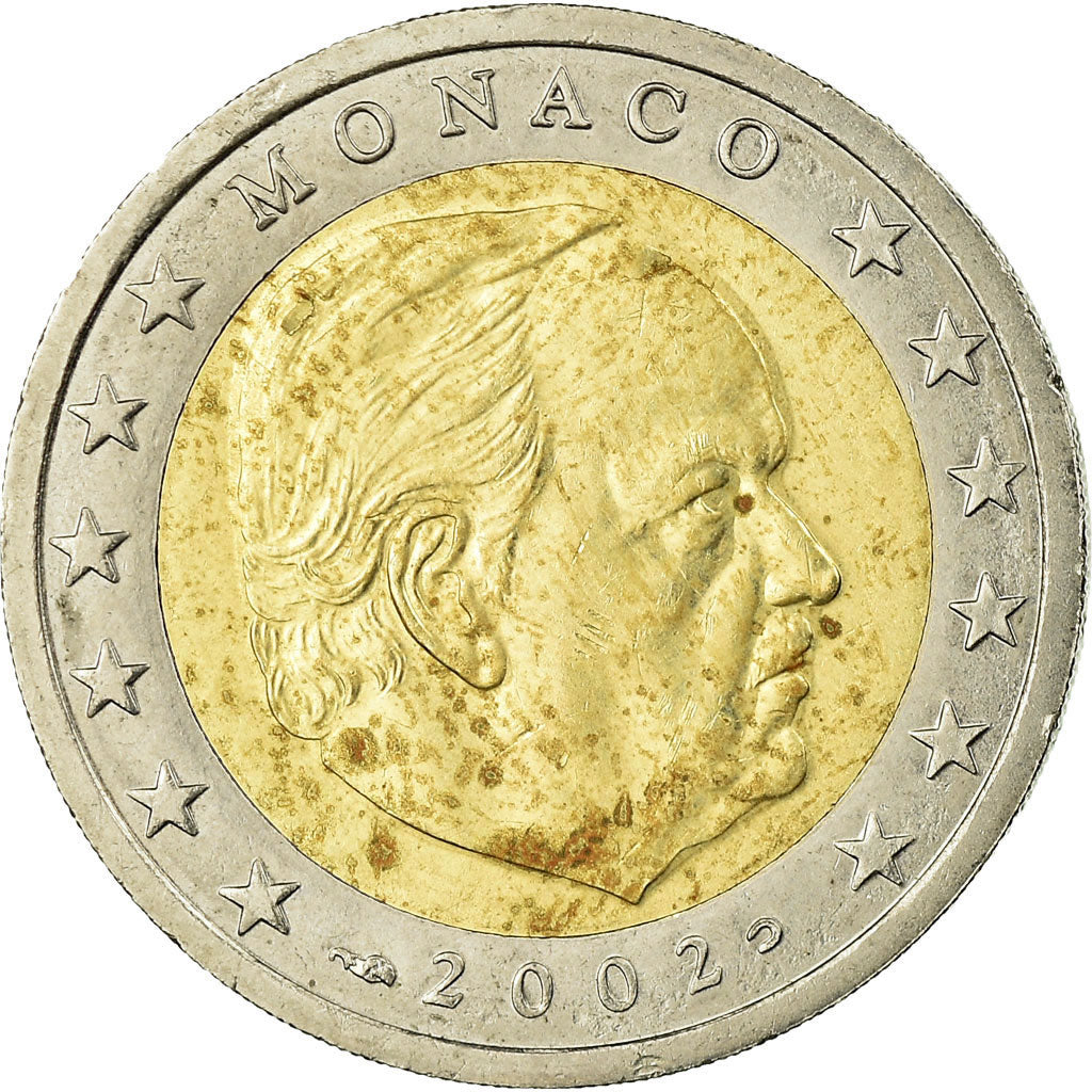 Monaco, 2 Euro, 2001, MB+, Bi-metallico, KM:174