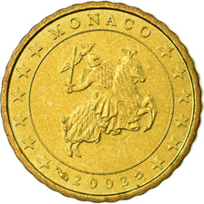 Monaco, 10 Euro Cent, 2002, SPL-, Ottone, KM:170