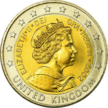 United Kingdom , 2 Euro, 2002, MS(65-70), Bi-Metallic