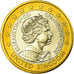 United Kingdom , Euro, 2002, MS(65-70), Bi-Metallic