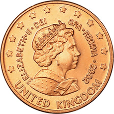 United Kingdom , 5 Euro Cent, 2002, MS(65-70), Copper