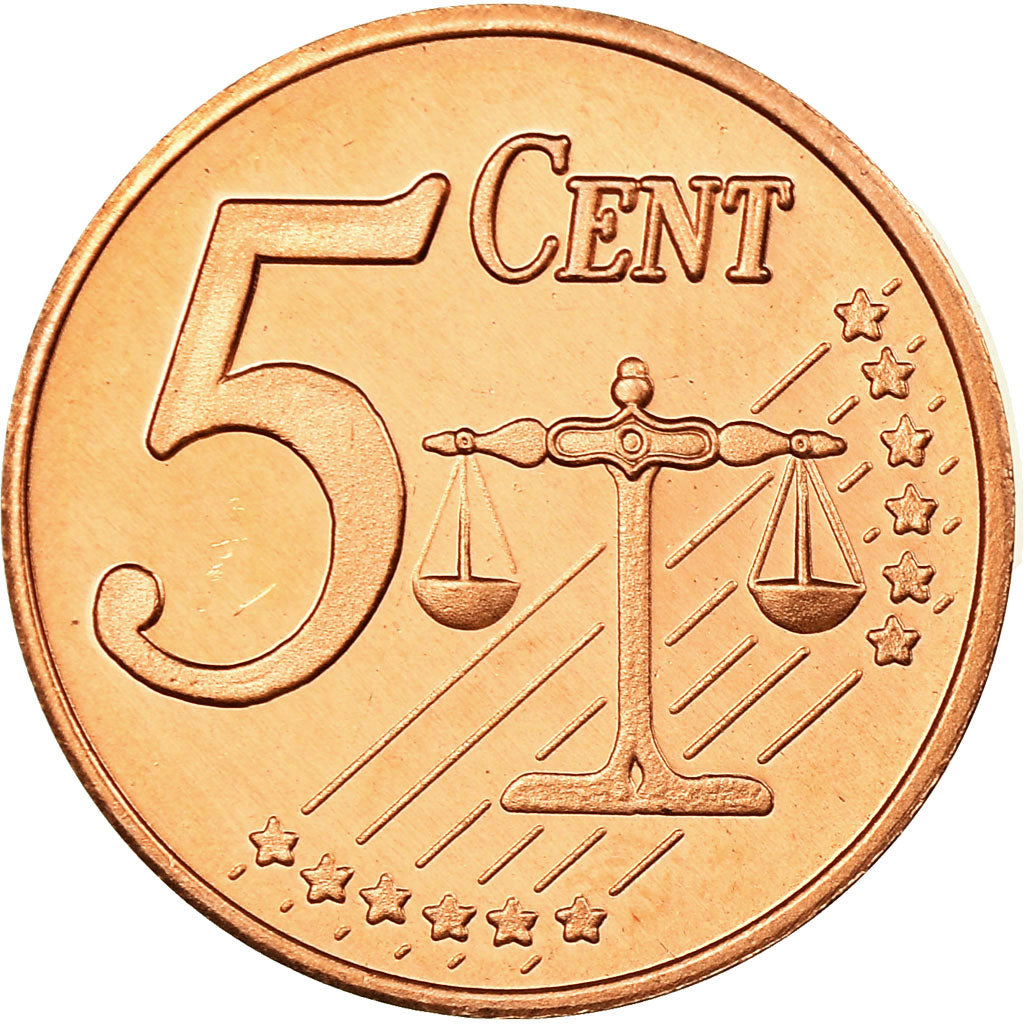 United Kingdom , 5 Euro Cent, 2002, MS(65-70), Copper