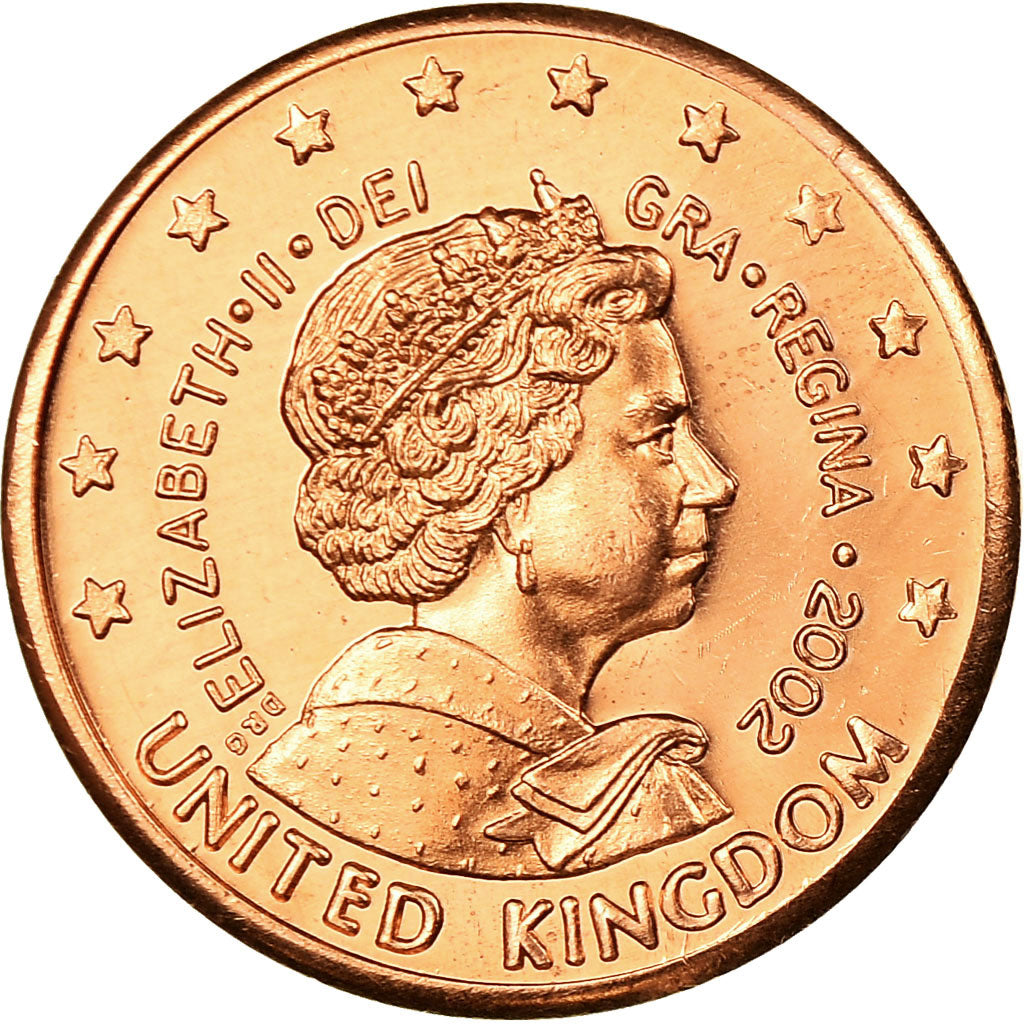 United Kingdom , 2 Euro Cent, 2002, STGL, Kupfer