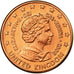 Zjednoczone Królestwo Wielkiej Brytanii, Euro Cent, 2002, MS(65-70), Miedź