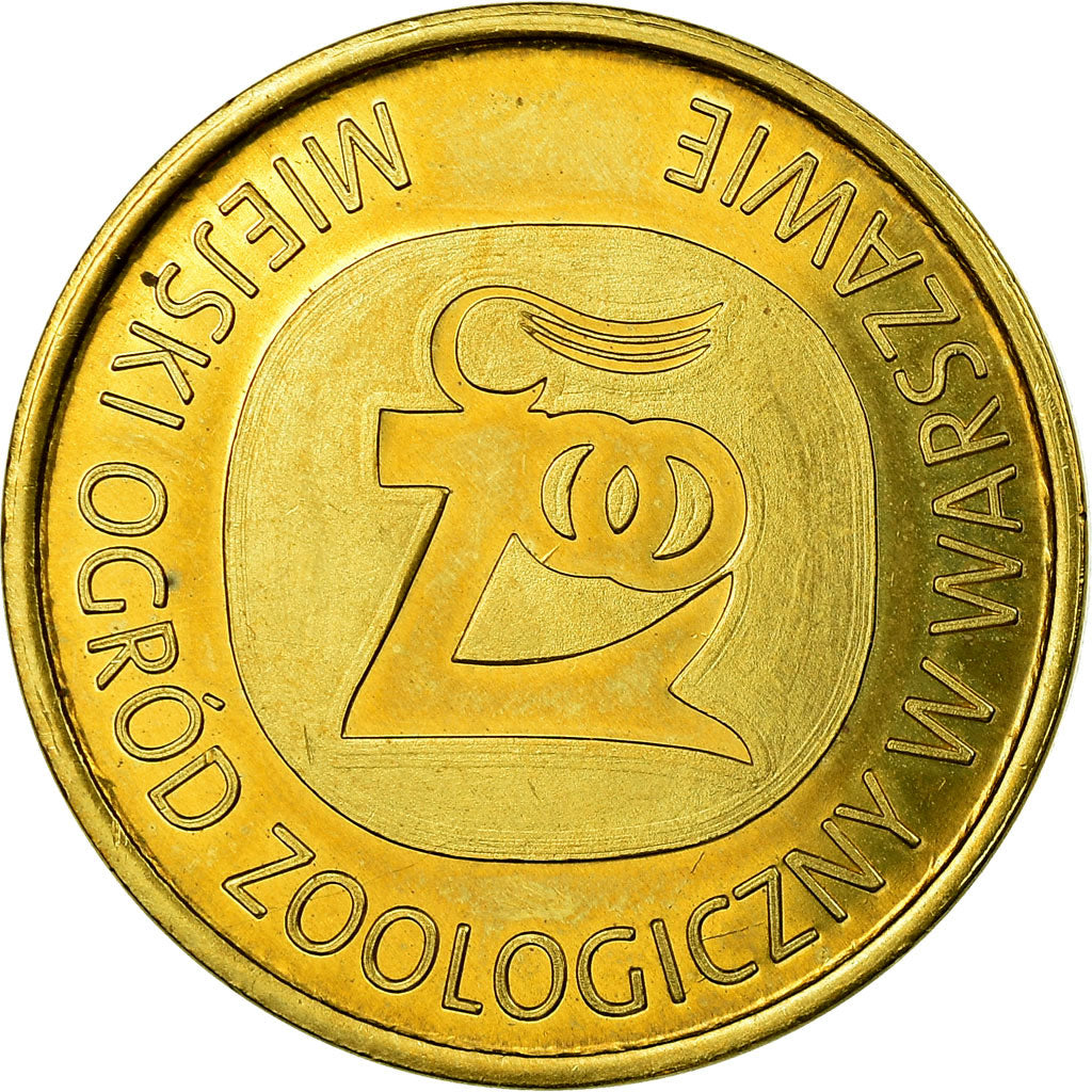Polonia, Token, Touristic token, Varsovie - Parc zoologique, Arts & Culture
