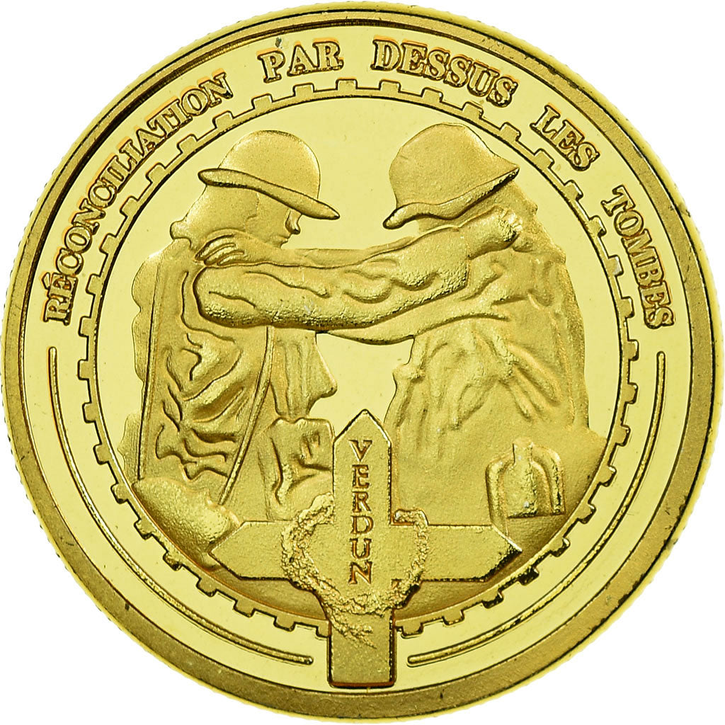 France, Token, Touristic token, Verdun - Mémorial - Réconciliation par dessus