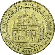 Poland, Token, Touristic token, Cracovie - Basilique, Arts & Culture, MS(63)