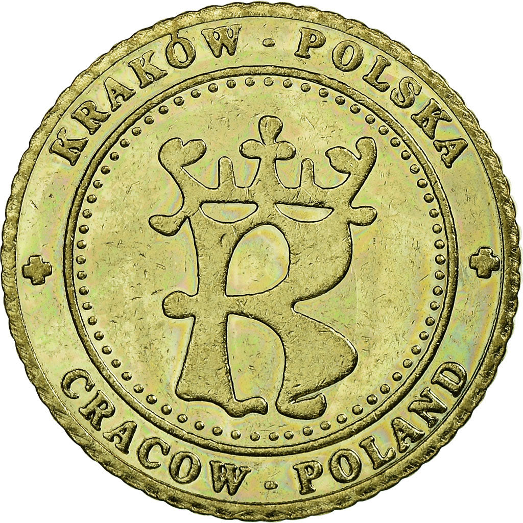 Pologne, Jeton, Jeton Touristique, Cracovie - Basilique, Arts & Culture, SPL