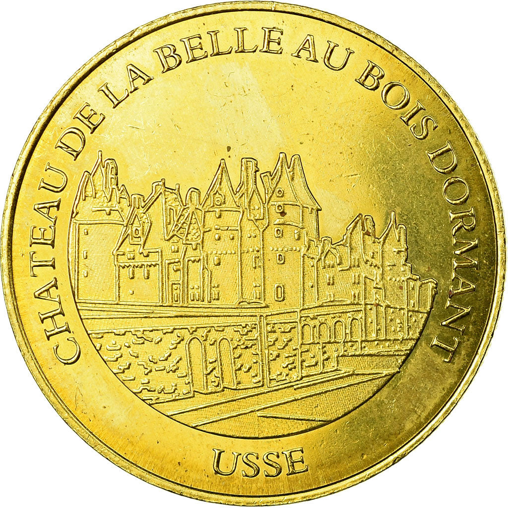Frankreich, Token, Touristic token, Usse - Château de la Belle au Bois Dormant