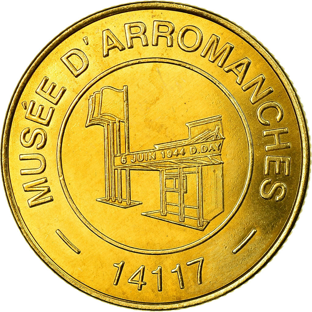 France, Token, Touristic token, 14/ Musée du Débarquement - Arromanches, Arts