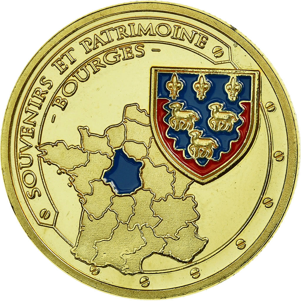 France, Token, Touristic token, 18/ Cathédrale Saint-Etienne - Bourges, Arts &