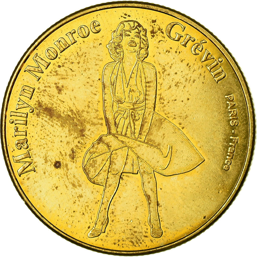 France, Token, Touristic token, Paris - Musée Grévin - Marilyn Monroe, Arts &