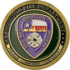 United States of America, Medal, Touristic token, Houston - Saint-Florian -