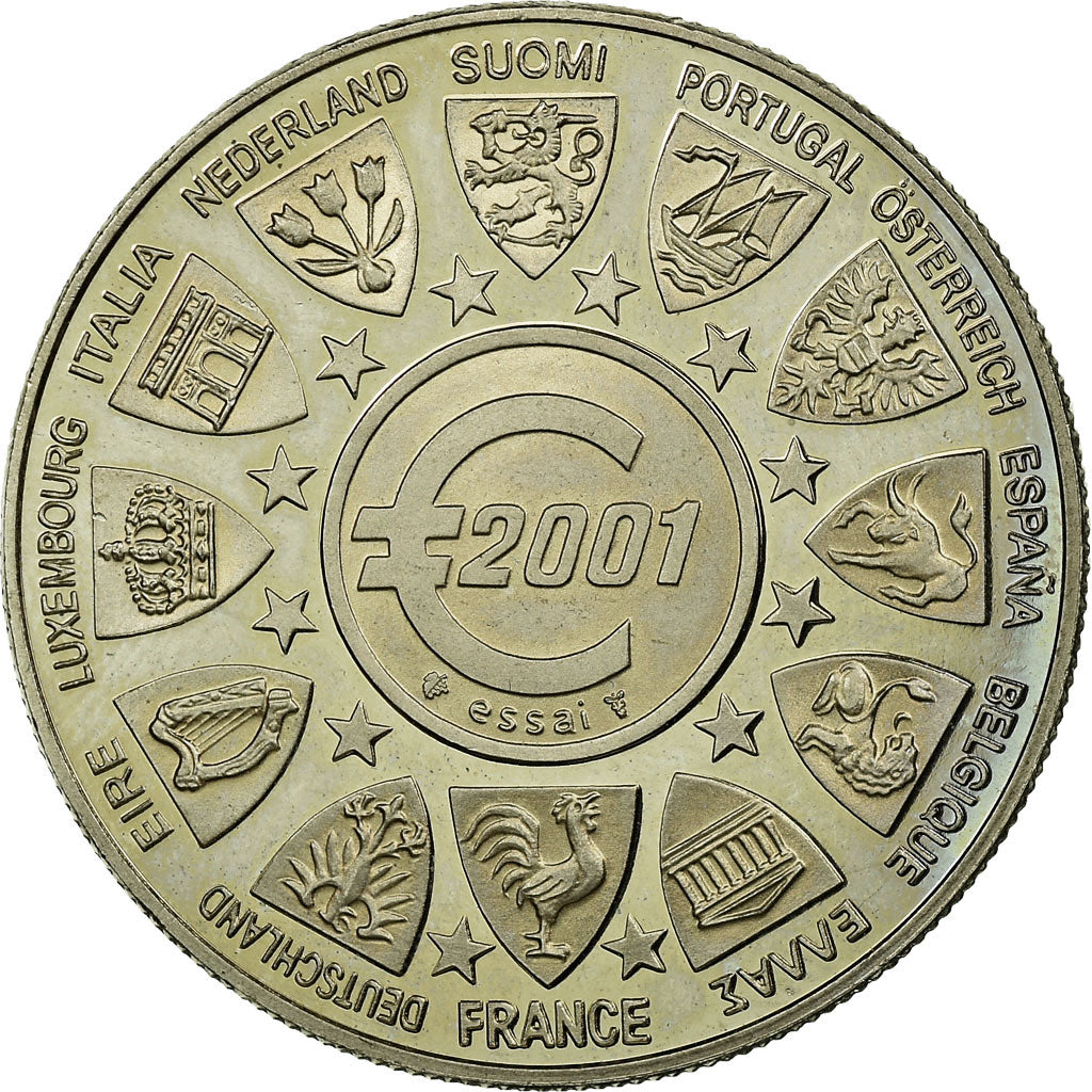 France, Medal, L'Europe, La Semeuse, 2000, MS(63), Copper-nickel
