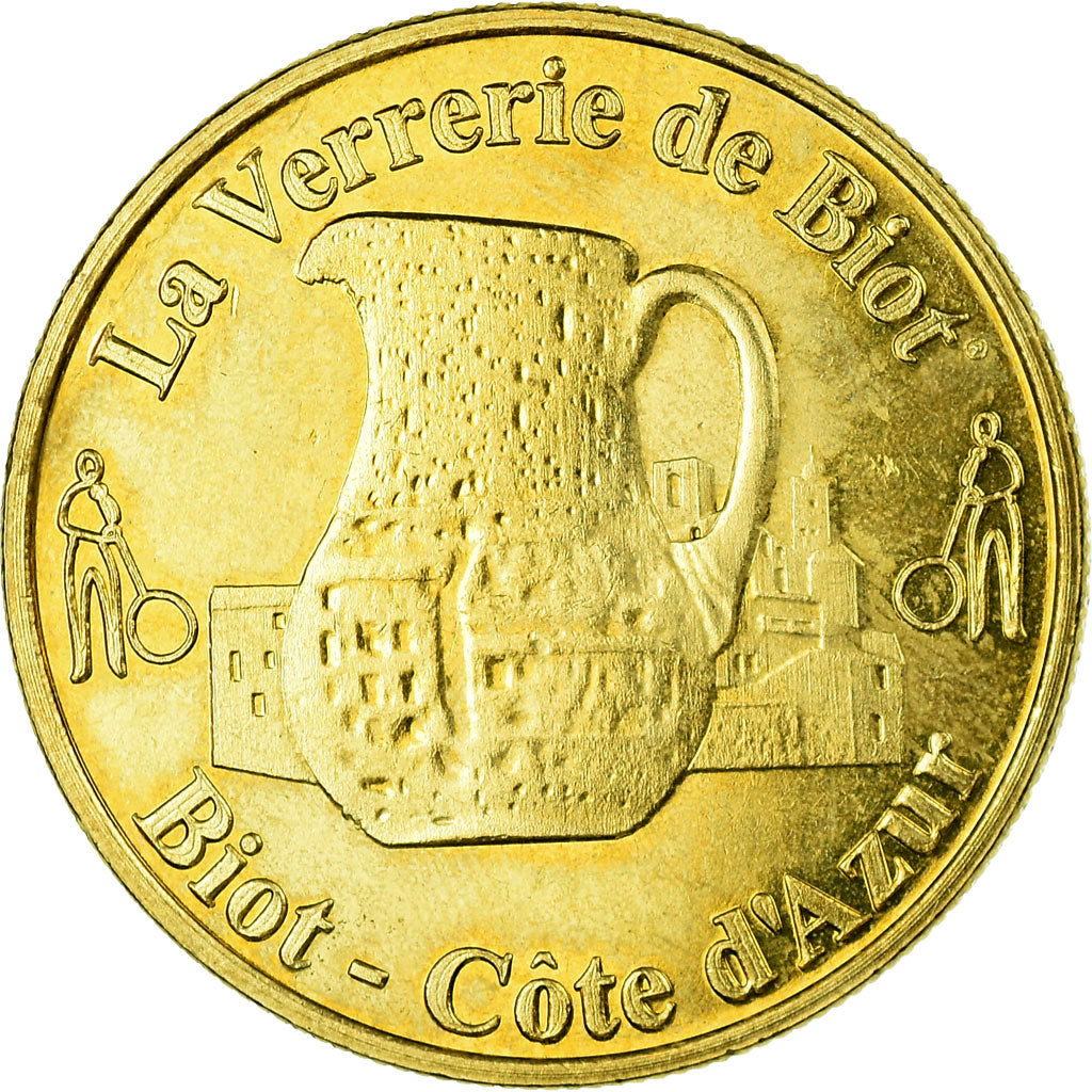 France, Jeton, Jeton Touristique, Biot - La verrerie, Arts & Culture, 2011