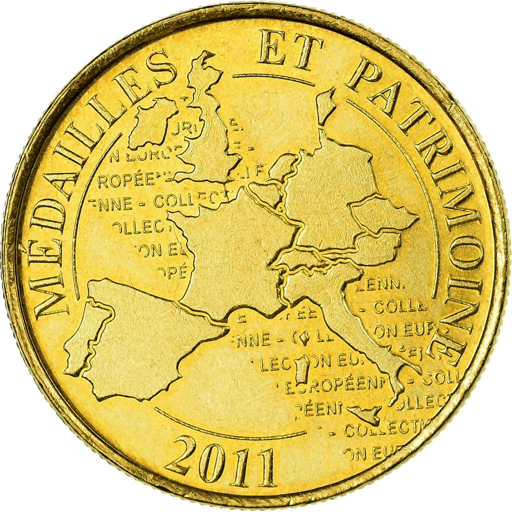 France, Jeton, Jeton Touristique, Biot - La verrerie, Arts & Culture, 2011
