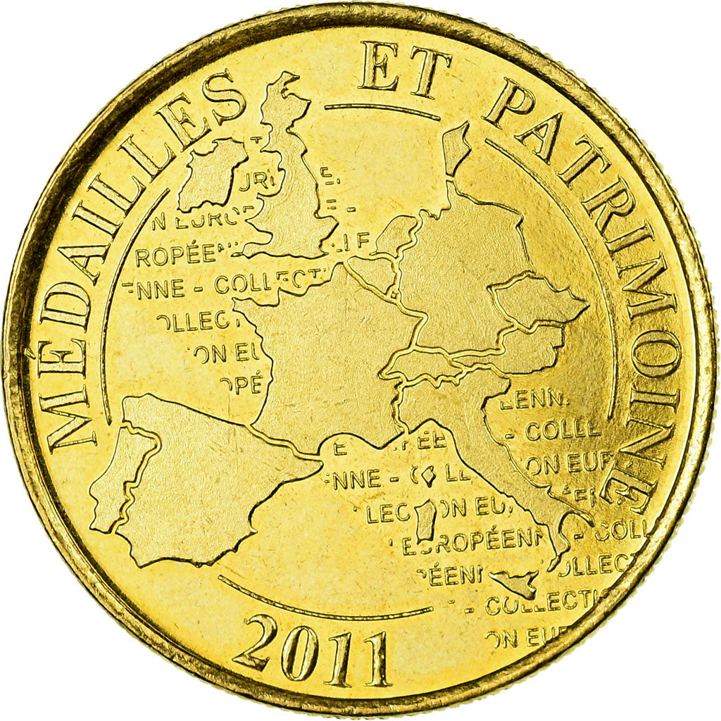 France, Token, Touristic token, Saint-Denis - Basilique, Arts & Culture, 2011