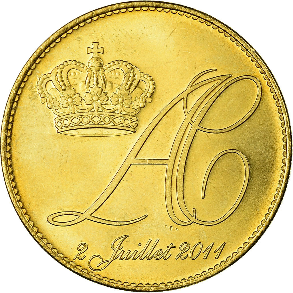 Francia, Token, Touristic token, Monaco - Mariage princier - Albert et