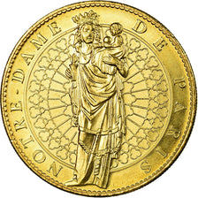 France, Token, Touristic token, Paris - Cathédrale Notre Dame - Vierge à
