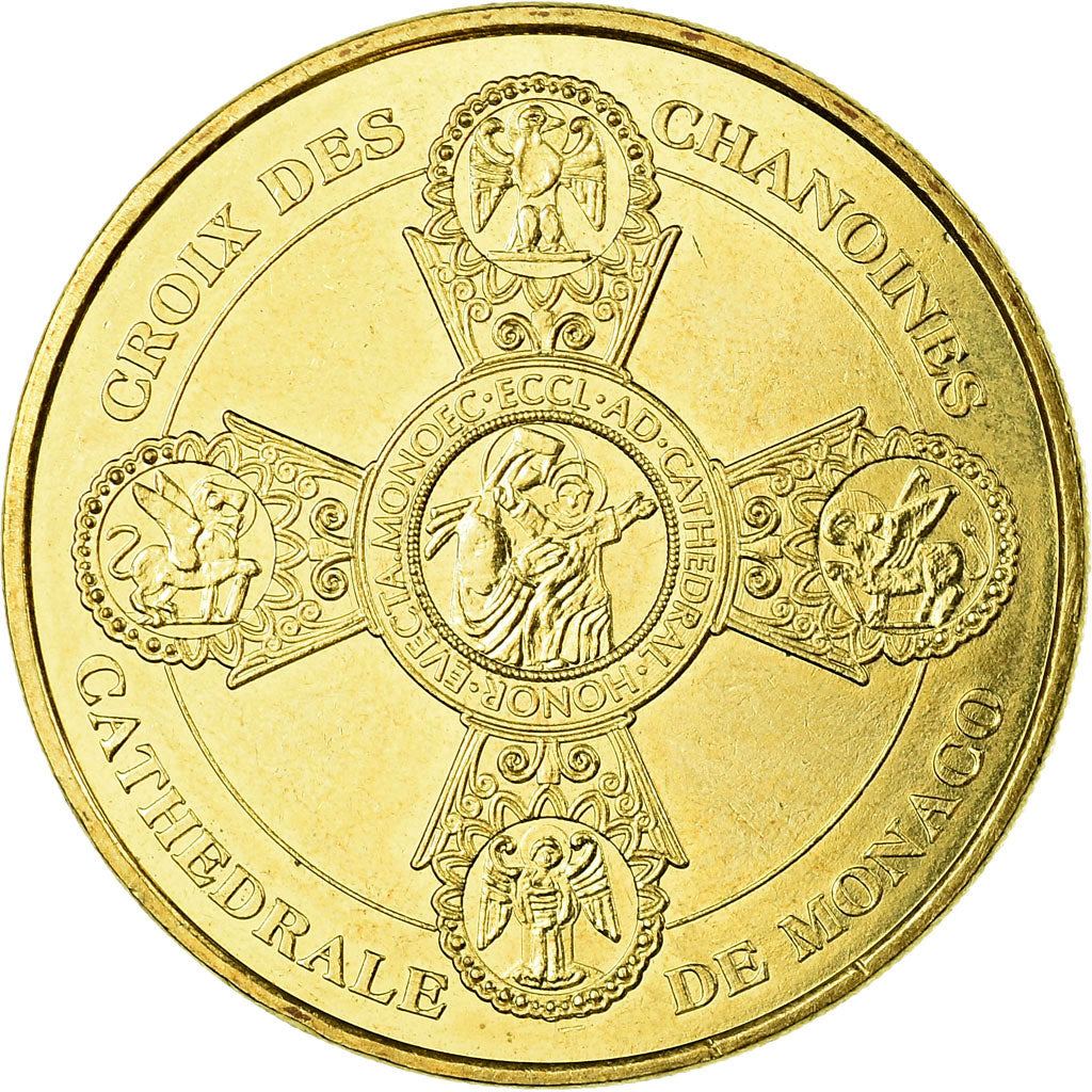 France, Token, Touristic token, 98/ Cathédrale de Monaco, Arts & Culture, 2007