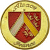 France, Token, Touristic token, Alsace - La cigogne d'Alsace, Arts & Culture