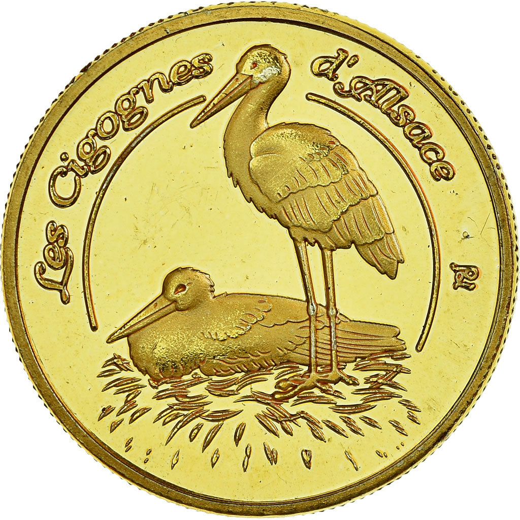 France, Token, Touristic token, Alsace - La cigogne d'Alsace, Arts & Culture