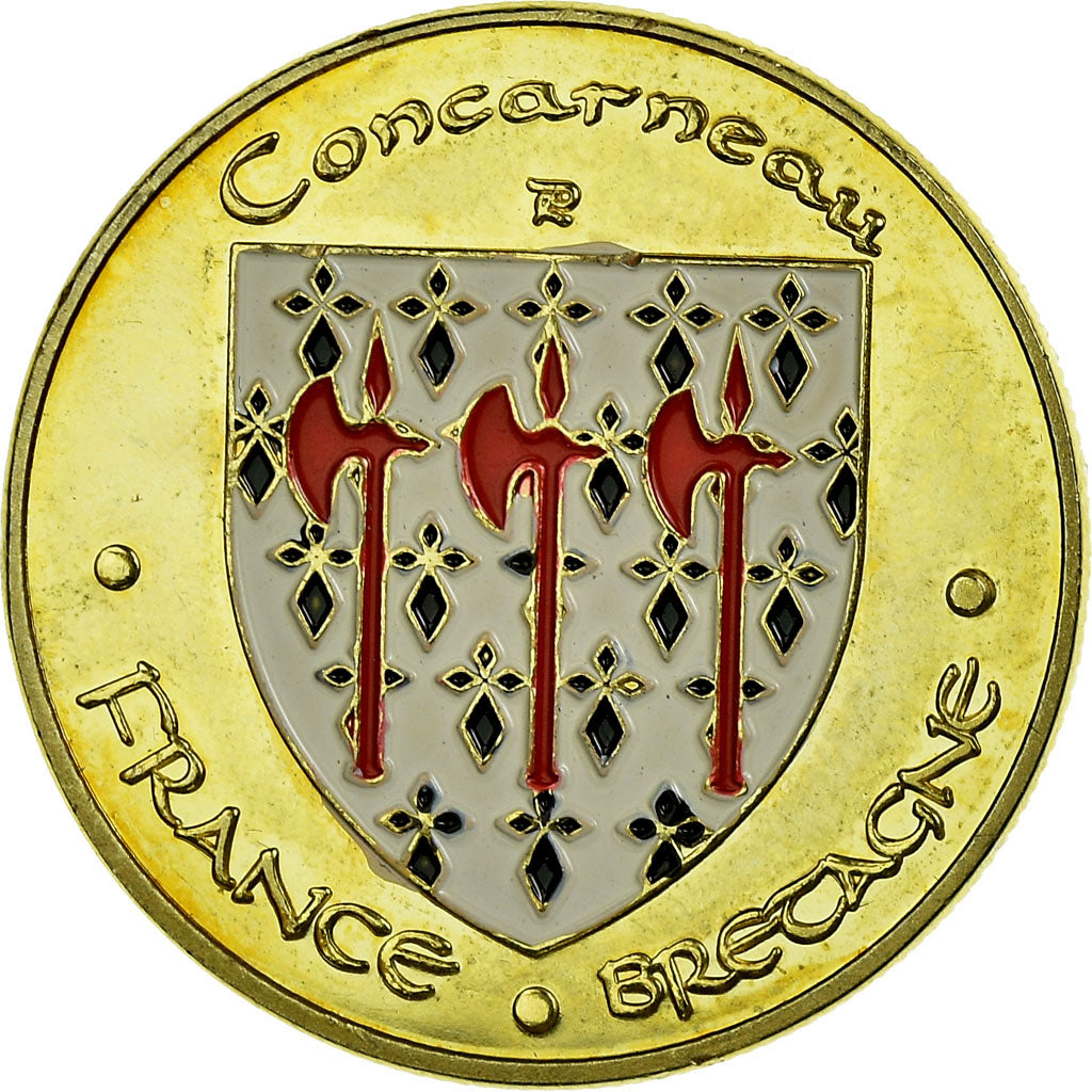 France, Token, Touristic token, Concarneau - La tour de l'horloge, Arts &