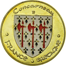 France, Token, Touristic token, Concarneau - La tour de l'horloge, Arts &
