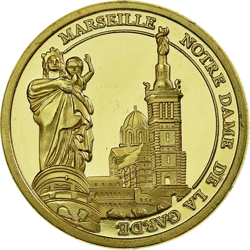 France, Token, Touristic token, 13/ Notre-Dame de la Garde, Marseille, Arts &