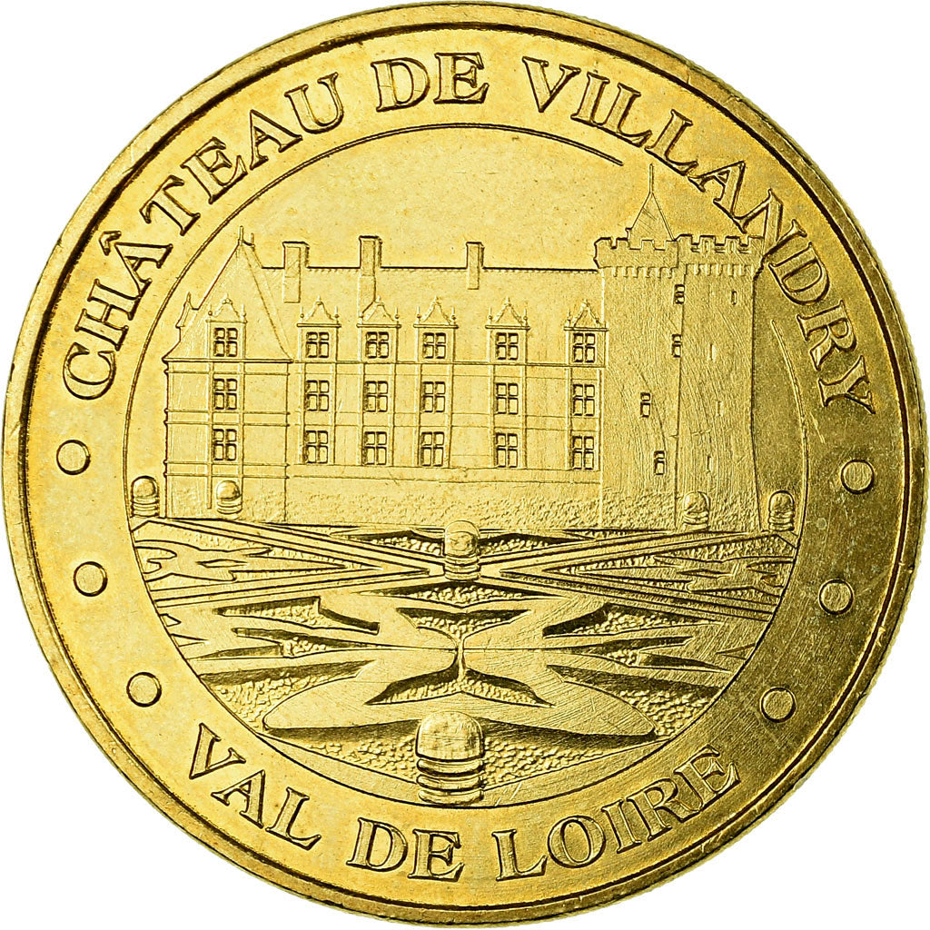 Francja, Token, Żeton turystyczny, 37/ Château de Villandry, Sztuka i Kultura
