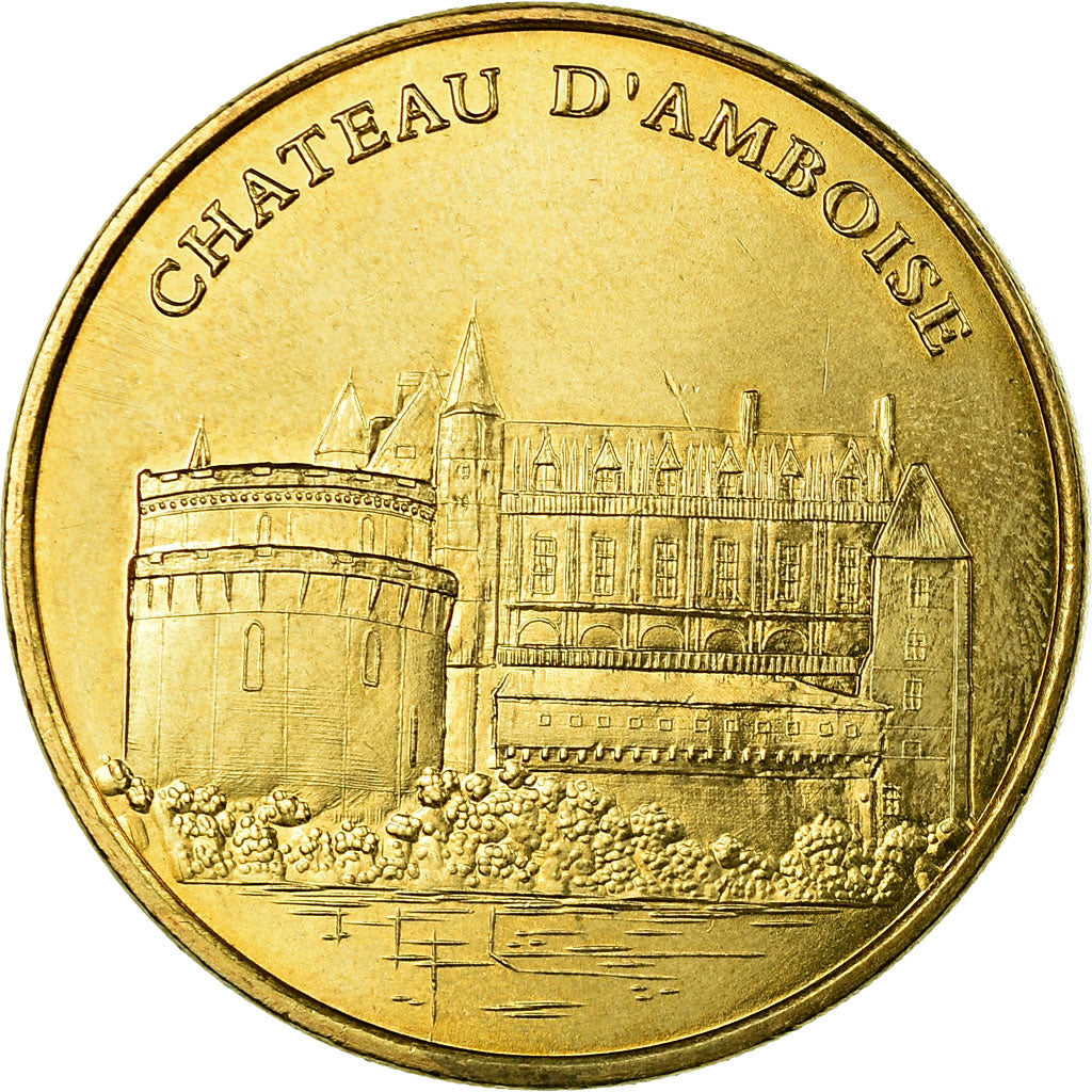 Francia, Token, Touristic token, Amboise - Chateau face simple, Arts & Culture