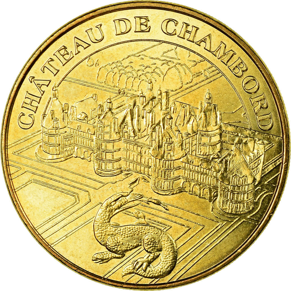 Francia, Token, Touristic token, 41/ Château de Chambord - Salamandre, Arts &