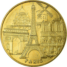 France, Token, Touristic token, Paris - Tour Eiffel n° 3 - les 5 monuments