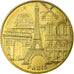 France, Token, Touristic token, Paris - Tour Eiffel n° 3 - les 5 monuments