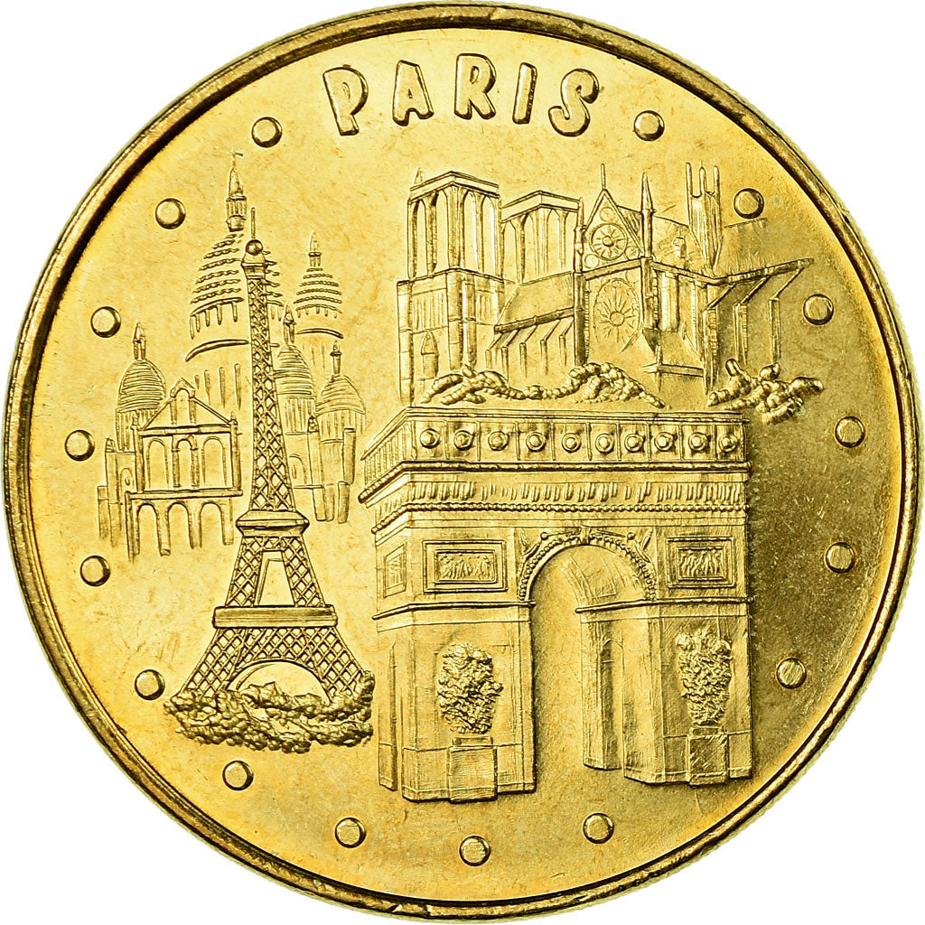 Francia, Token, Touristic token, Paris - Les 4 monuments, 2011, MDP, SPL-
